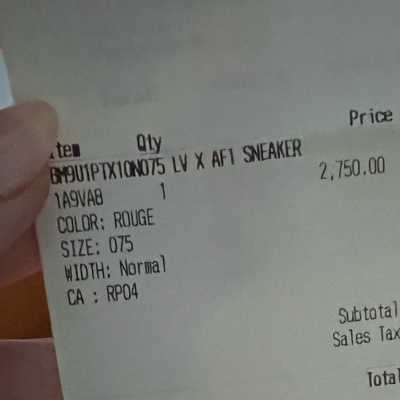 Nike
x Louis Vuitton Air Force 1 sneakers - Picture 8 of 8